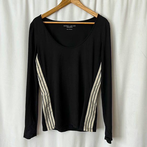 10 Crosby Derek Lam Tops - Derek Lam 10 Crosby Athleta Black Long Sleeve Shirt Top **Size L**